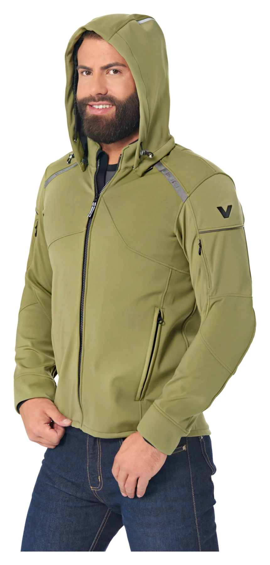 Vanucci VUJ-1 Softshell Motorbike Jacket - Image 4