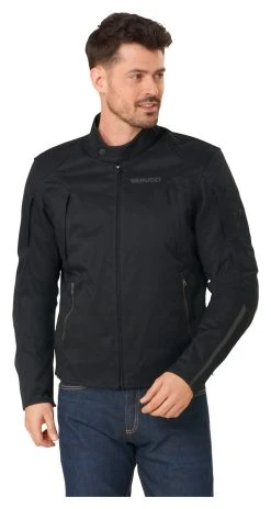 Vanucci VUJ-3 Textile Jacket Black