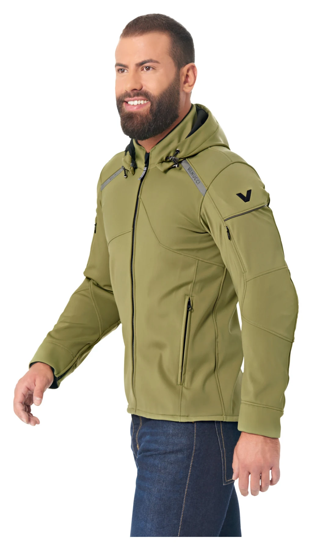 Vanucci VUJ-1 Softshell Motorbike Jacket - Image 6